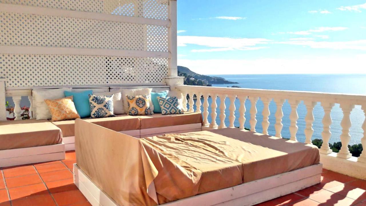 Amazing Seaview Apartment With Terrace & Parking - Casa Artevida Росас Экстерьер фото