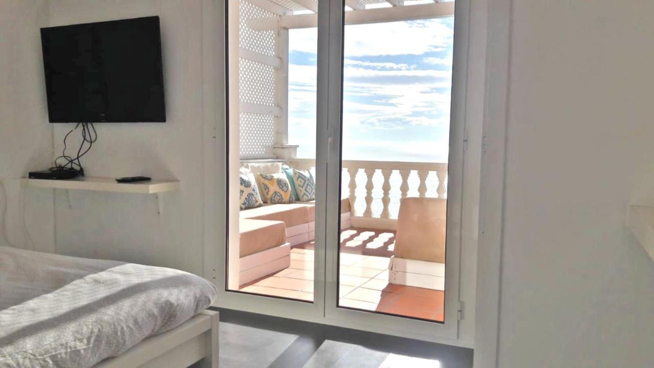 Amazing Seaview Apartment With Terrace & Parking - Casa Artevida Росас Экстерьер фото